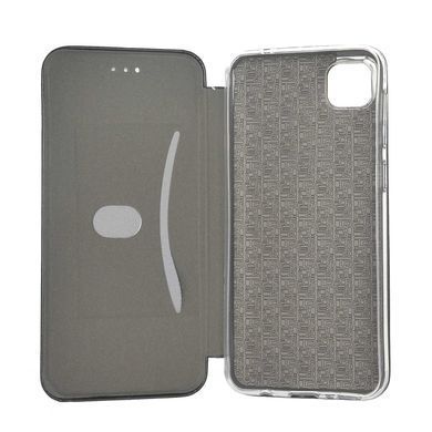 Чехол-книжка Premium Case под кожу Huawei Y5P (2020) серый 19923 фото