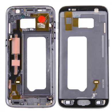 Рамка дисплея для Samsung G930F Galaxy S7 grey чорна 22599 фото