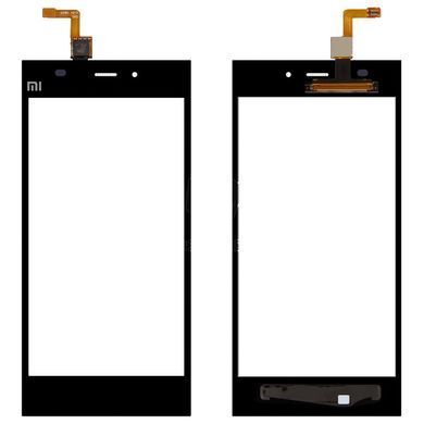 Сенсор (тачскрин) Xiaomi Mi3 черный 03446 фото