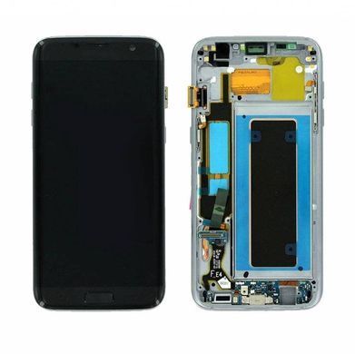Дисплей для Samsung G935F Galaxy S7 EDGE с рамкой черный (GH97-18533F) Оригинал 07429 фото