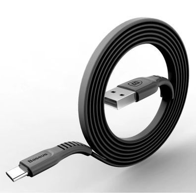 Кабель Baseus Tough Series Type-C 2A (1 метр) (CATZY-B01) черный 18006 фото