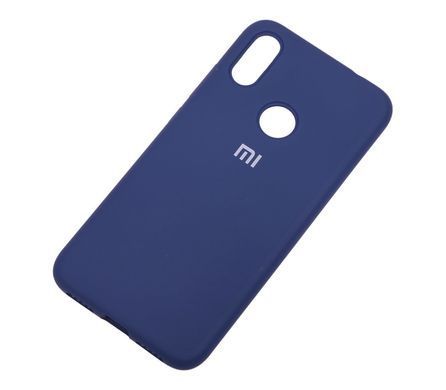 Чехол Silicone Cover для Xiaomi Redmi Note 7 Синий 11166 фото