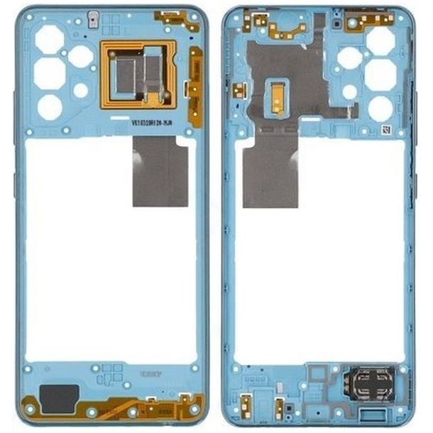 Рамка корпуса Samsung A325 Galaxy A32 4G синяя, Awesome Blue 33687 фото