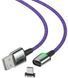 Кабель магнитный Baseus Zinc Magnetic Type-C 3A (1 метр) (CATXC-A05) фиолетовый 20426 фото 2