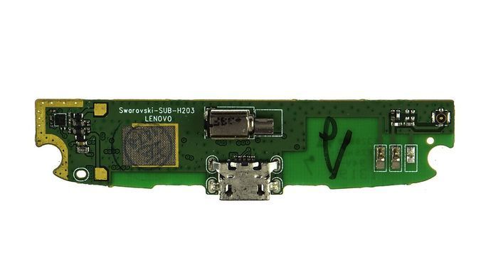 Нижняя плата для Lenovo S820 с разьемом зарядки, микрофоном и виброзвонком 01262 фото