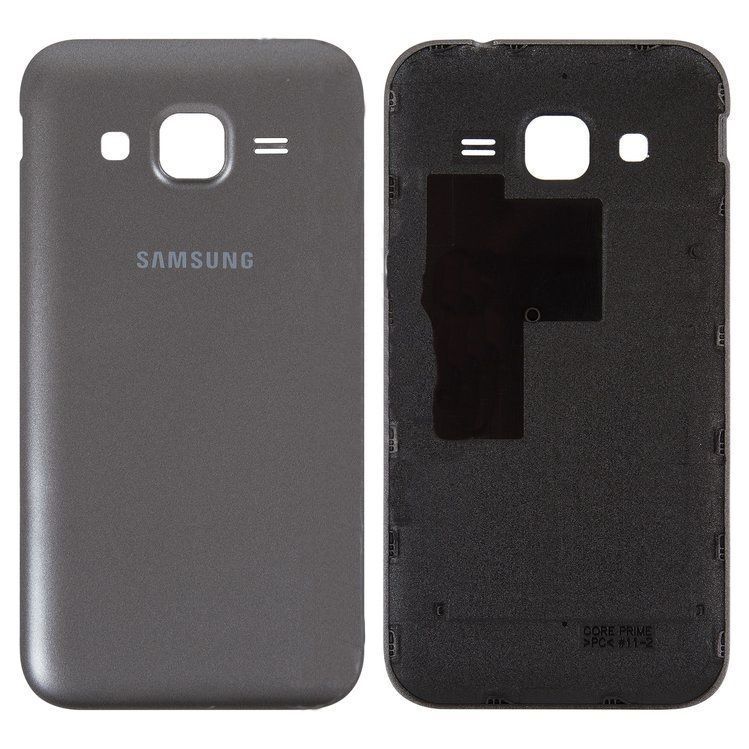 Задняя крышка для Samsung G360H Galaxy Core Prime, G361F серая 11967 фото