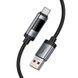 Кабель Hoco U148 USB - Type-C з дисплеєм 1.2м 100W чорний 32076 фото 2