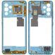 Рамка корпуса Samsung A325 Galaxy A32 4G синяя, Awesome Blue 33687 фото