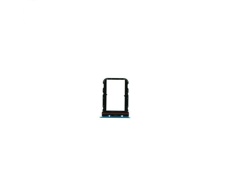 Держатель SIM-карты Xiaomi Mi Note 10, Mi Note 10 Pro, зеленый, на две Sim карты 20649 фото