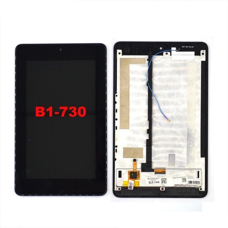 Дисплей для Acer B1-730 Iconia One 7 с рамкой черный 12298 фото