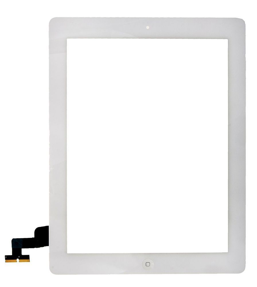Сенсор (тачскрин) Apple iPad 2 A1395, A1396, A1397 белый с кнопкой HOME 05191 фото