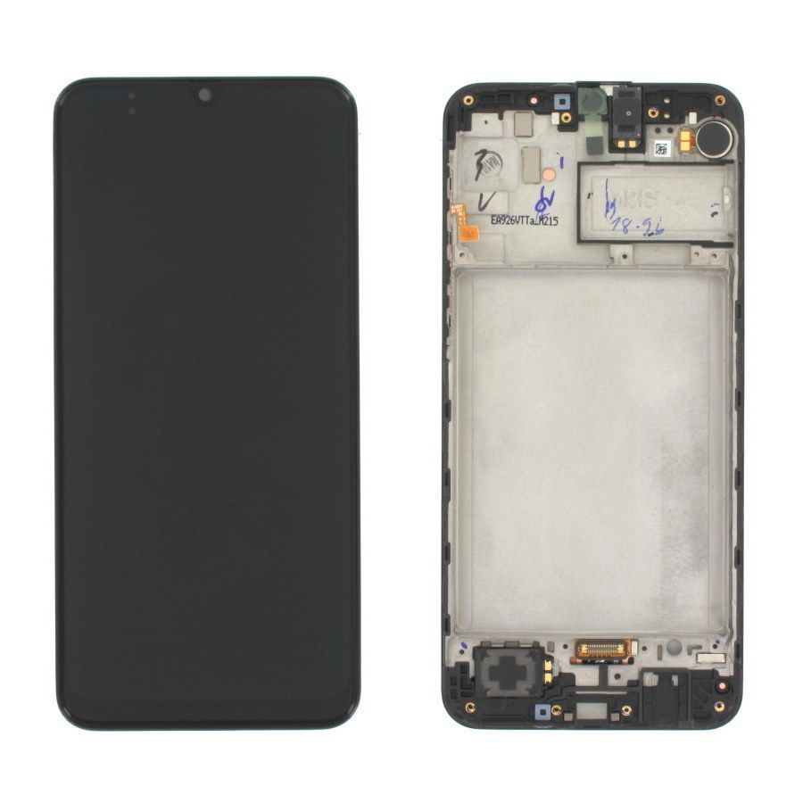 Дисплей для Samsung M215F Galaxy M21 с рамкой черный (GH82-19571A) Оригинал 23607 фото