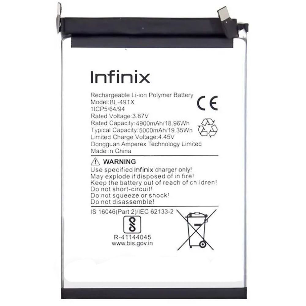 Акумулятор BL-49TX для Infinix Note 30, Note 30 5G 5000mAh Оригінал Китай 31011 фото