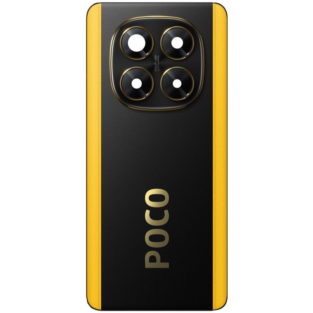 Задняя крышка для Xiaomi X7 24095PCADG черная со стеклом камеры Оригинал Китай 34037 фото