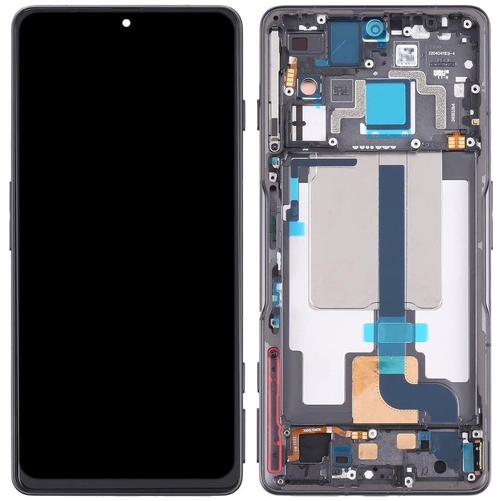 Дисплей для Xiaomi Poco F4 GT с рамкой черный Stealth Black, Amoled, Оригинал Китай 30187 фото