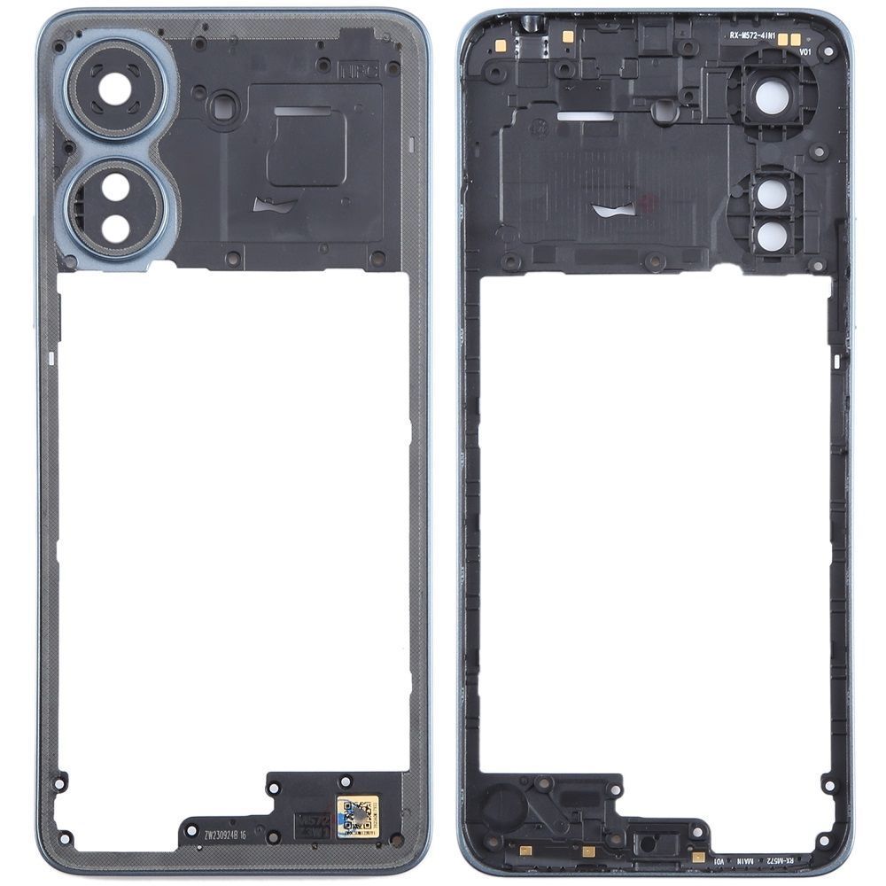 Рамка корпусу для Xiaomi Redmi 13C, Poco C65 синя Navy Blue зі склом камери 31365 фото