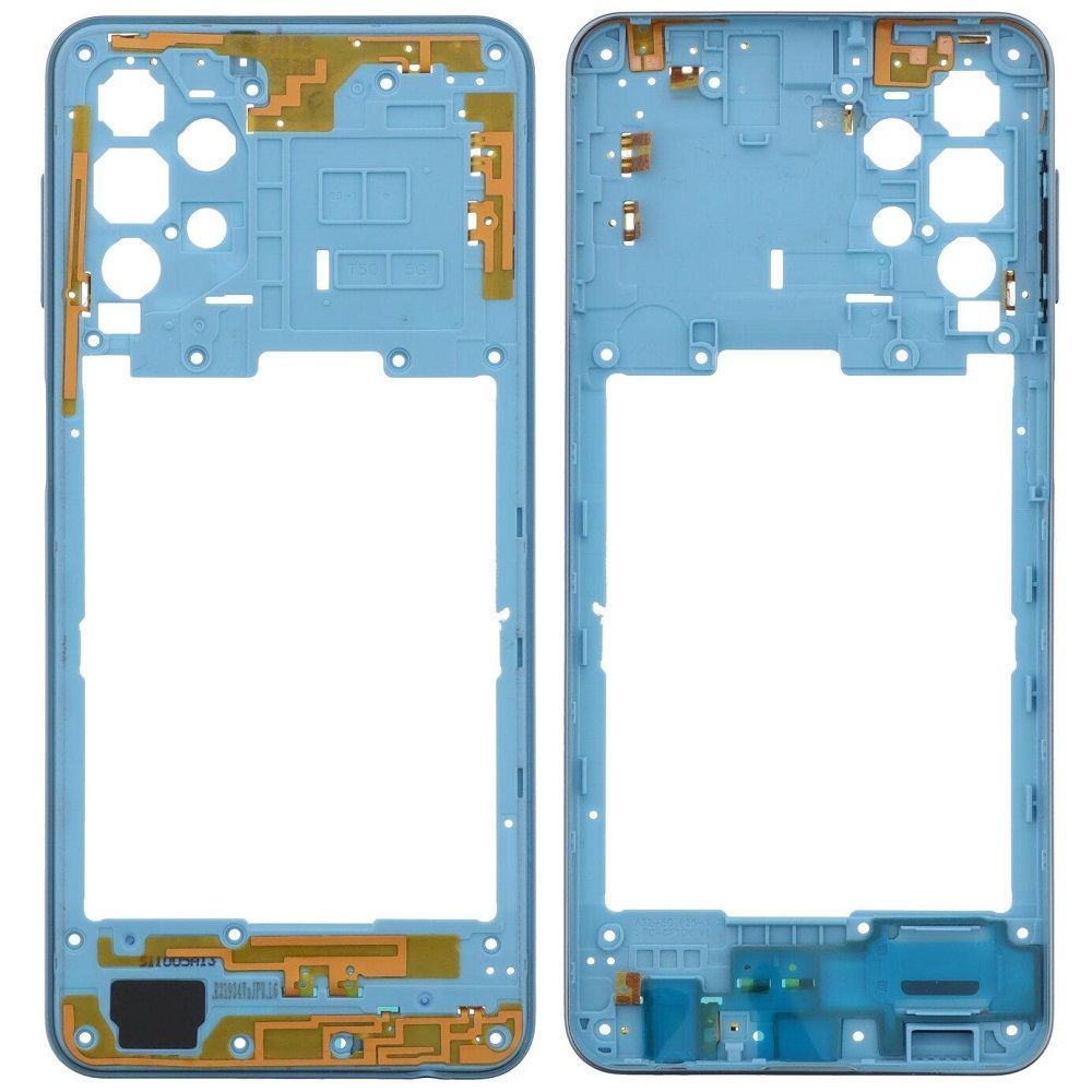 Рамка корпуса Samsung A326 Galaxy A32 5G голубая, Awesome Blue 33688 фото
