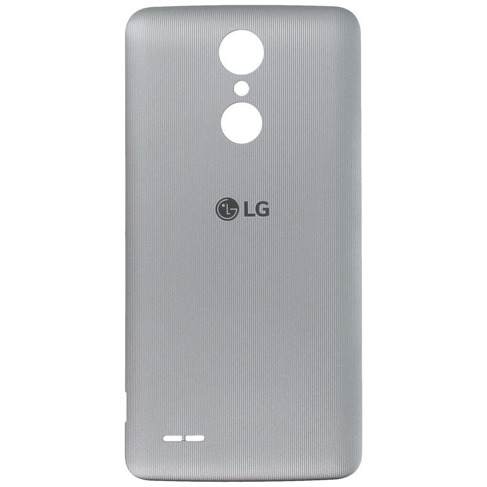 Задняя крышка для LG M200N K8 (2017) серебристая 10604 фото