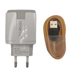 Cетевое зарядное устройство Realme R306 Micro 2in1 2USB 5V 3.1A Быстрая зарядка 23539 фото