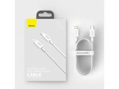 Кабель Baseus Superior Type-C - Lightning 25см 20W білий CATLYS-02 26328 фото