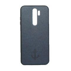Чехол Magnet Xiaomi Redmi Note 8 Pro под кожу синий 16553 фото