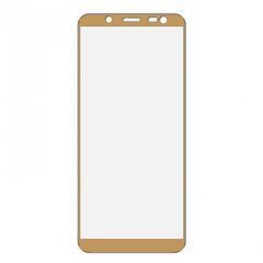 3D Защитное стекло для Samsung J810 Galaxy J8 (2018) золотой 11804 фото