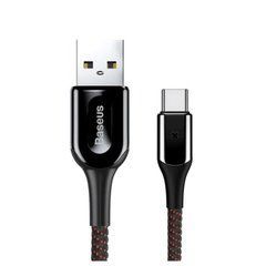 Кабель Baseus X-Shaped Light Cable Type-C 3A (1m) Black (CATXD-A01) 18013 фото