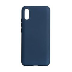 Чехол силиконовый Silicone Case для Xiaomi Redmi 9A Blue 18979 фото