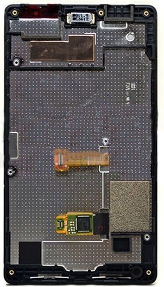 Дисплей Nokia X2 Dual Sim с сенсором (тачскрином) и рамкой черный 01504 фото