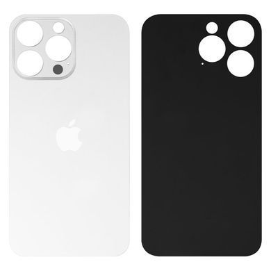 Задняя крышка для Apple iPhone 14 Pro белая, Silver, с большим отверстием под камеру Оригинал Китай 32584 фото