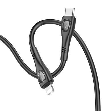 Кабель Borofone BX98 Type-C to Lightning PD 27W 1m черный 32532 фото