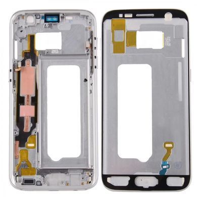 Рамка дисплея для Samsung G930F Galaxy S7 silver біла 22600 фото