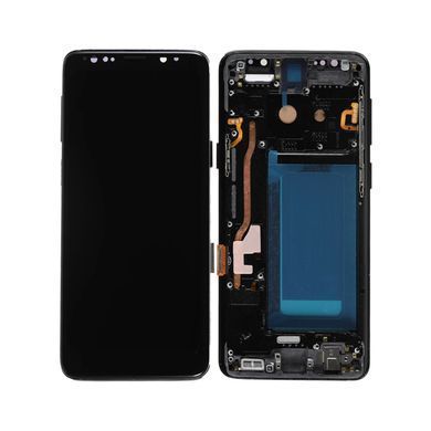 Дисплей для Samsung G960 Galaxy S9 с рамкой черный IPS (без закруглений) 33384 фото