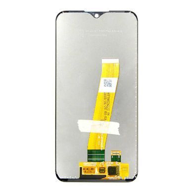 Дисплей для Samsung A015 Galaxy A01 2020, M015F Galaxy M01 2020 чорний з вузьким розьємом 17498 фото