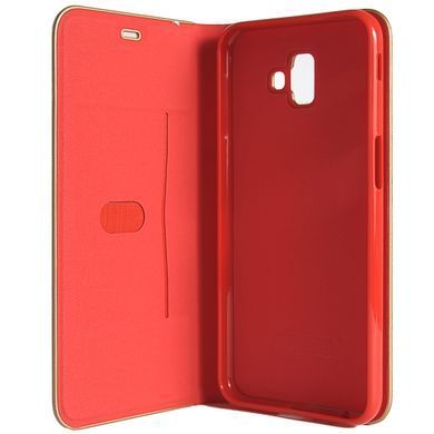 Чехол-книжка Florence TOP №2 Samsung J610 J6 Plus (2018) под кожу красный 14110 фото