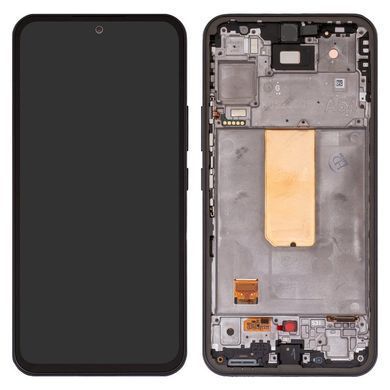 Дисплей для Samsung A546B Galaxy A54 5G с рамкой серый, с узкими рамками сенсора, Хайкопия OLED (FHD) FLYCDI 33788 фото