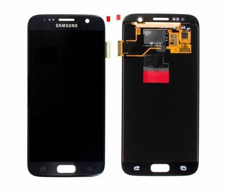 Дисплей для Samsung G930F Galaxy S7 черный (GH97-18523A) Оригинал 07443 фото