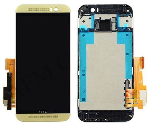 Дисплей HTC One M9 Plus с рамкой золотистый 07470 фото