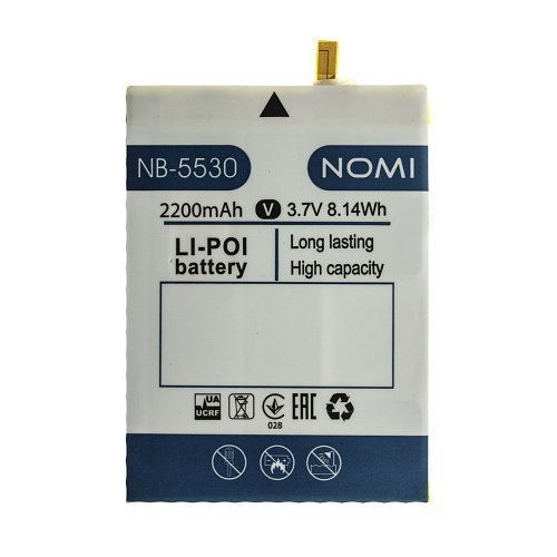 Аккумулятор Nomi NB-5530 для i5530 Space X 2300mAh 22938 фото