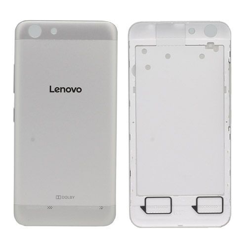 Задняя крышка для Lenovo A6020a40 Vibe K5, A6020a46 Vibe K5 Plus, Lemon 3 серебристая 08280 фото