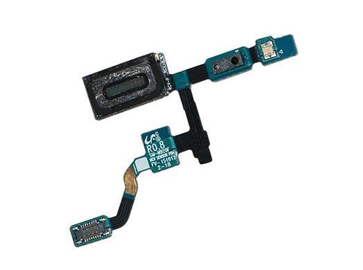 Шлейф для Samsung N920F Galaxy Note 5, N9200 с датчиком освещения и приближения и динамиком 07337 фото