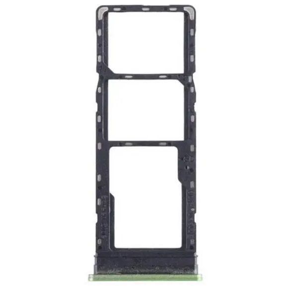 Держатель Sim-карты и карты памяти Xiaomi Infinix Hot 11S, Hot 11S NFC зеленый, Green Wavek, на две Sim-карты 33840 фото