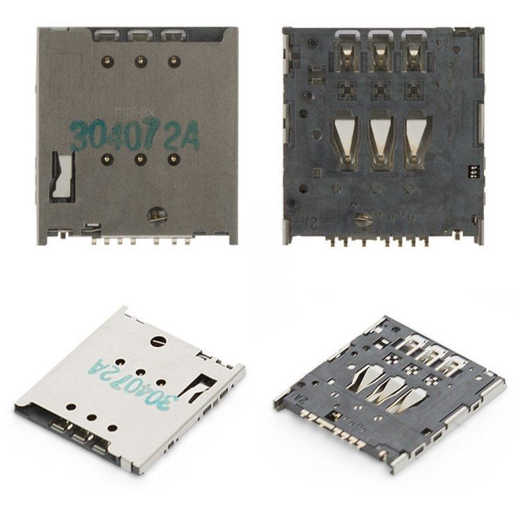 Разьем Sim-карты Meizu MX2 (M040), MX3, MX4, MX4 Pro; Sony LT22i Xperia P, LT30p Xperia T 12121 фото