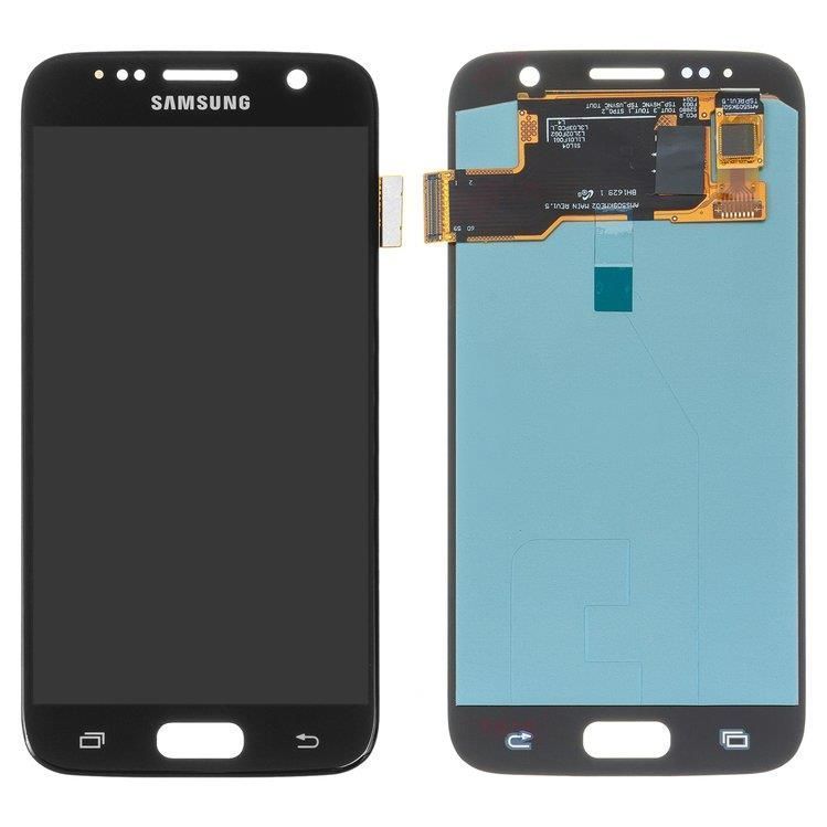 Дисплей для Samsung G930F Galaxy S7, G930FD черный OLED, Хайкопия 15820 фото