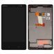 Дисплей Nokia X2 Dual Sim с сенсором (тачскрином) и рамкой черный 01504 фото 2