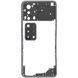 Рамка корпусу Oppo A95 4G CHP2365, CPH2365 черная, Glowing Starry Black со стеклом камеры 33636 фото 2