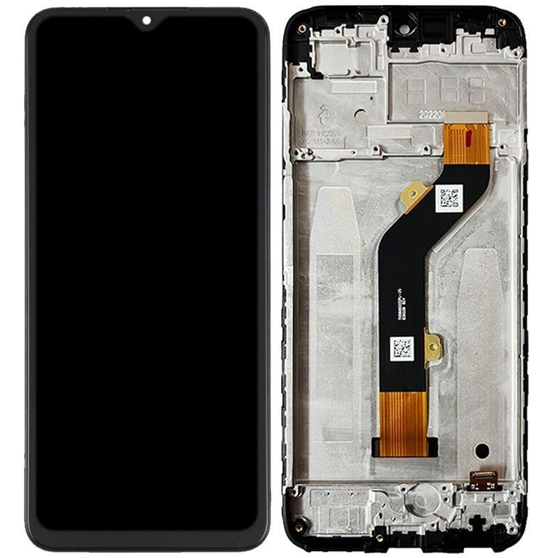 Дисплей для Tecno Pop 6 Pro (BE8) с рамкой черный Оригинал Китай 30286 фото