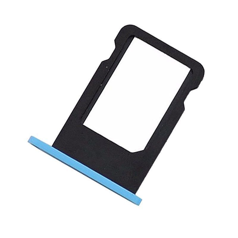 Держатель SIM-карты Apple iPhone 5C голубой 08710 фото