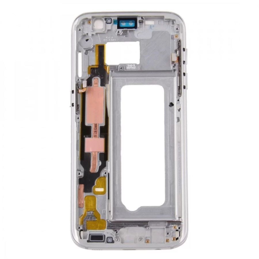 Рамка дисплея Samsung G930F Galaxy S7 silver белая 22600 фото