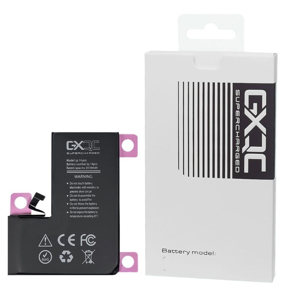 Аккумулятор GXQC Supercharged для Apple iPhone 14 Pro усиленный 3410 mAh 33083 фото